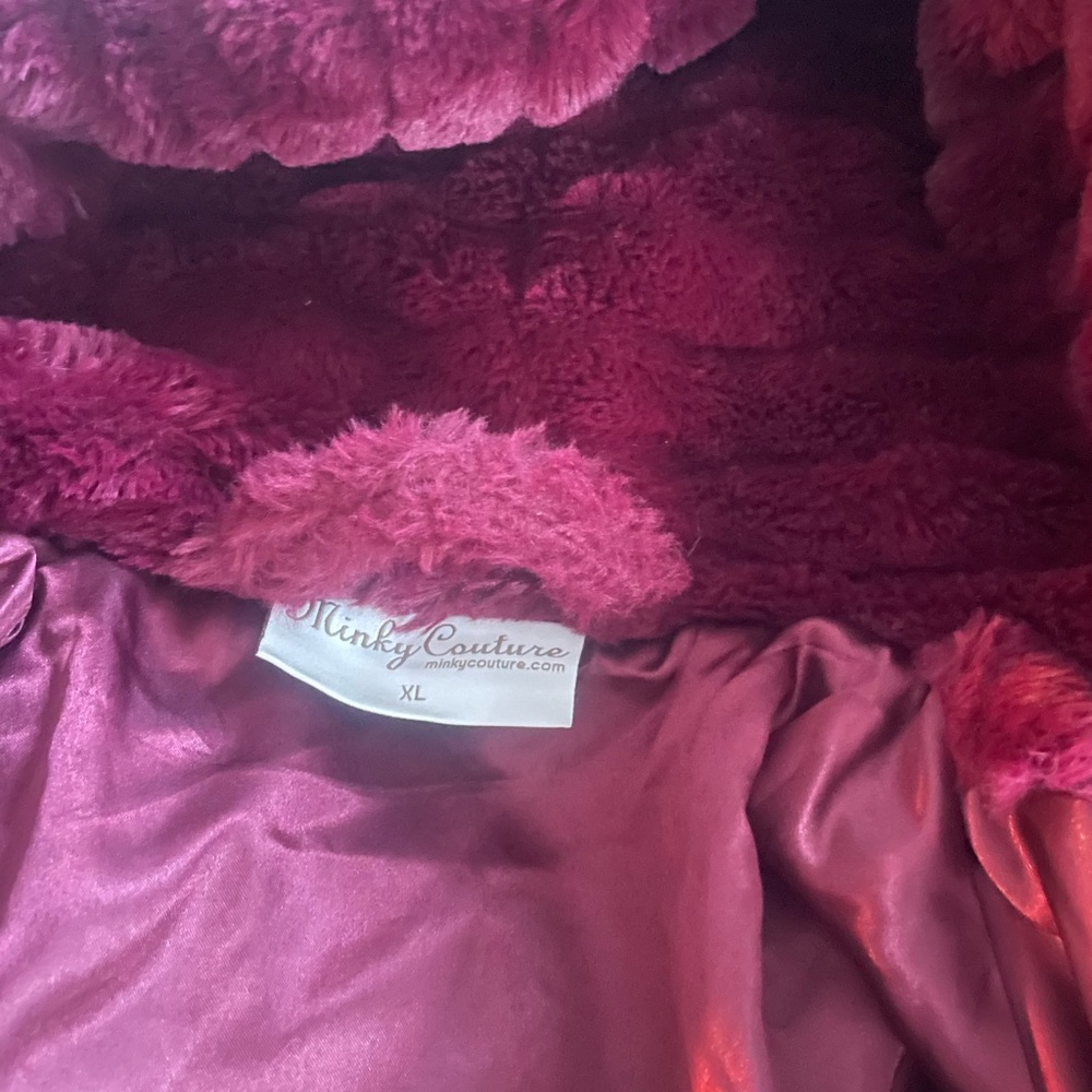 Minky Couture Plush Blanket in Rich Pink